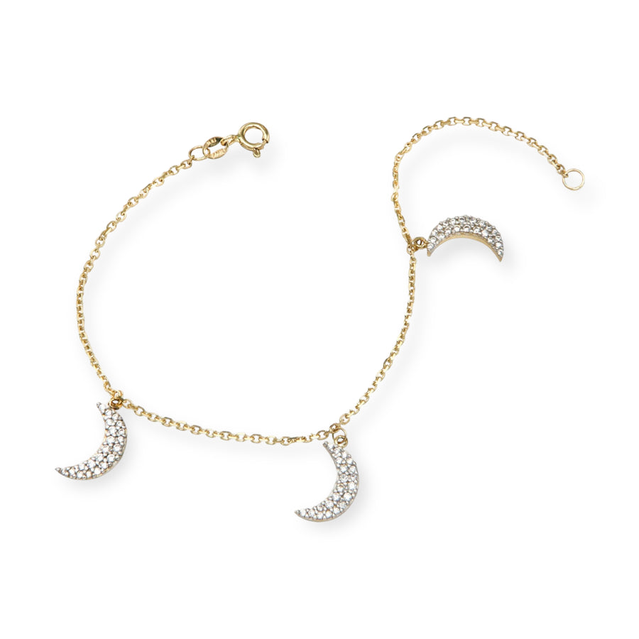Luna 14K Gold Bracelet