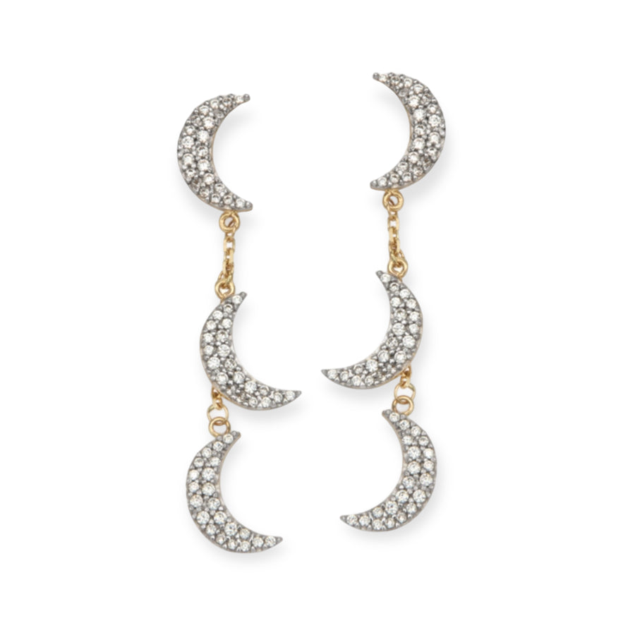 Luna 14K Gold Drop Earrings