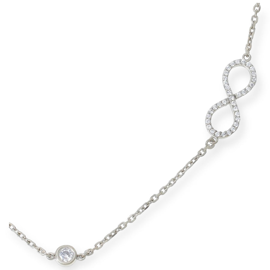 Katharine McPhee Inspirational Infinity Chain Necklace - Sterling Silver