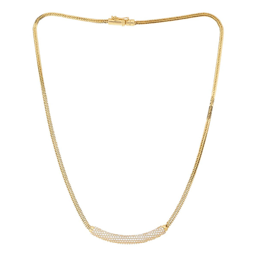 Katharine McPhee Imperial Rope Pavé Necklace - Sterling Silver