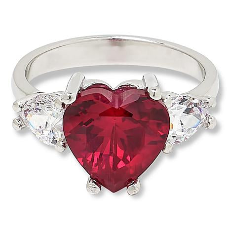 Katharine McPhee Heart Ring - Sterling Silver