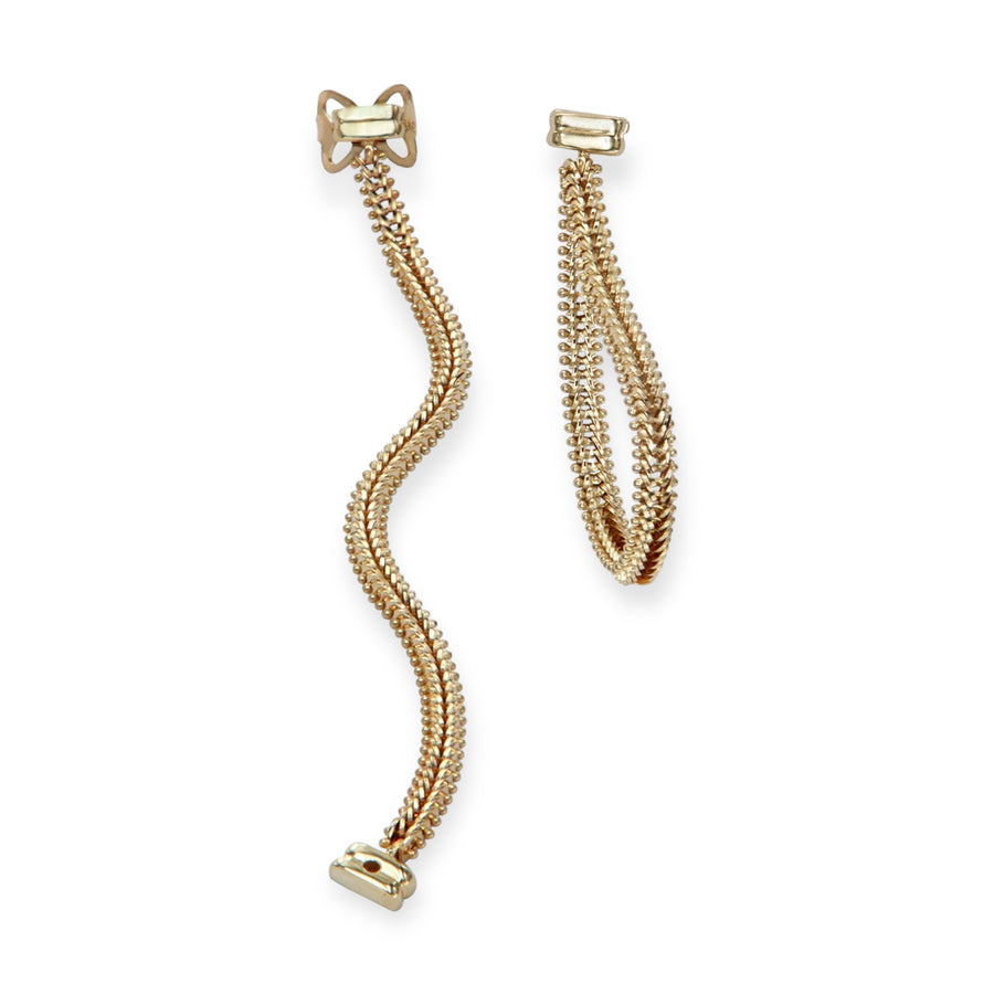 Alexandre 14K Gold Imperial Rope Earrings