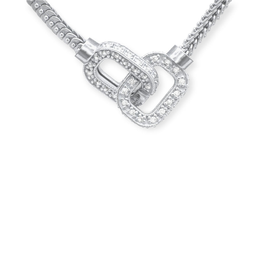 Chloé 14K White Gold Imperial Rope Necklace