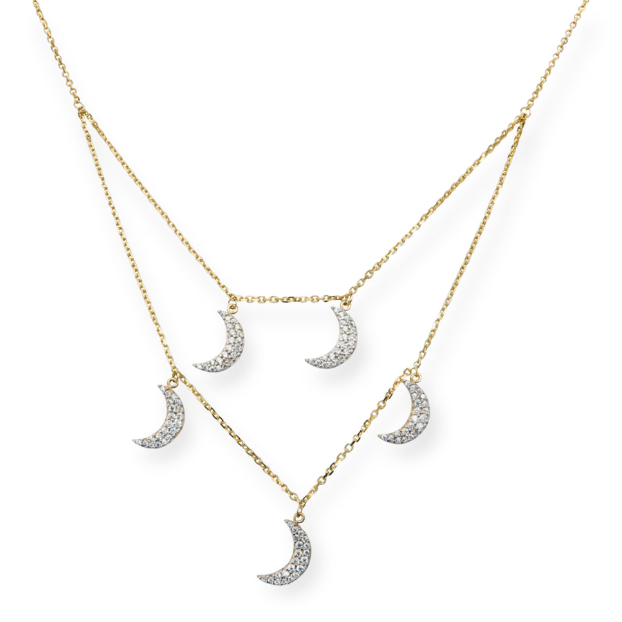 Luna 14K Gold Layered Necklace