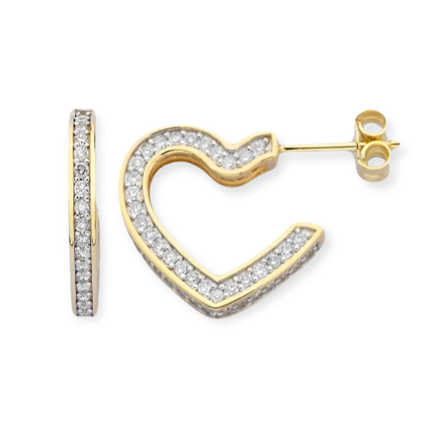 Amour 14K Gold Earrings