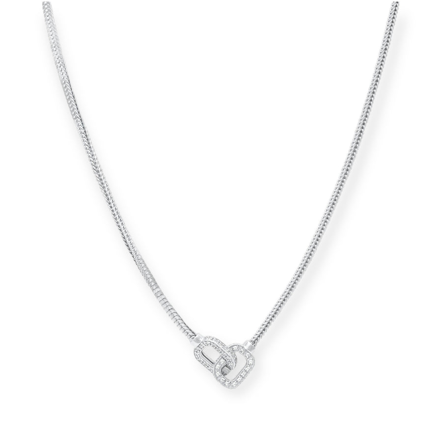 Chloé 14K White Gold Imperial Rope Necklace