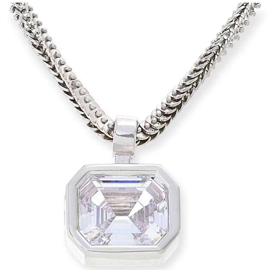 Katharine McPhee Imperial Rope Octagon Necklace - Sterling Silver
