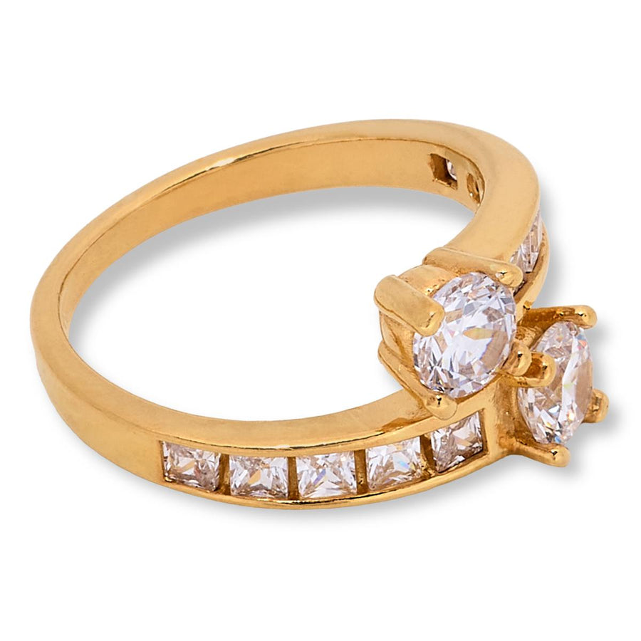 Katharine McPhee Princess & Round Bypass Ring